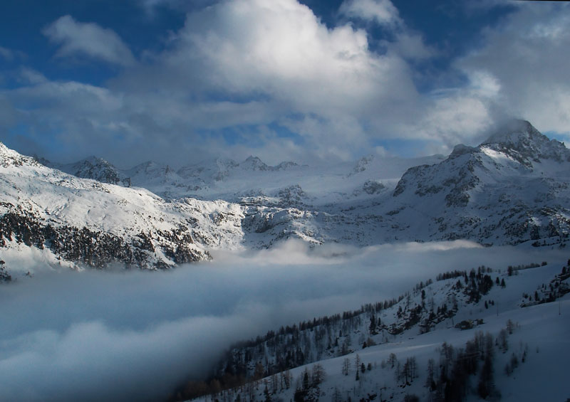 photo "Alps: In clouds-2" tags: landscape, clouds, mountains