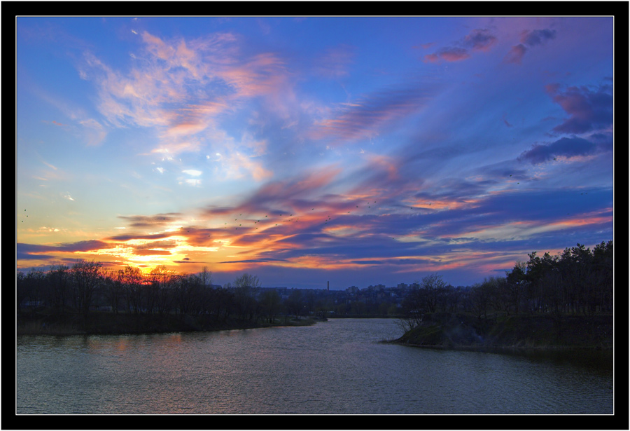 photo "The Easter evening" tags: landscape, sunset, water