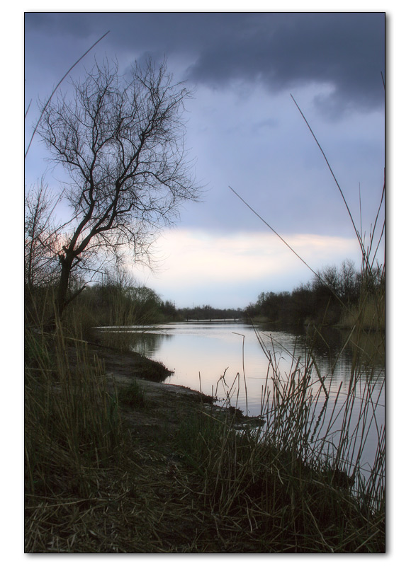 photo "fishing places" tags: landscape, sunset, water