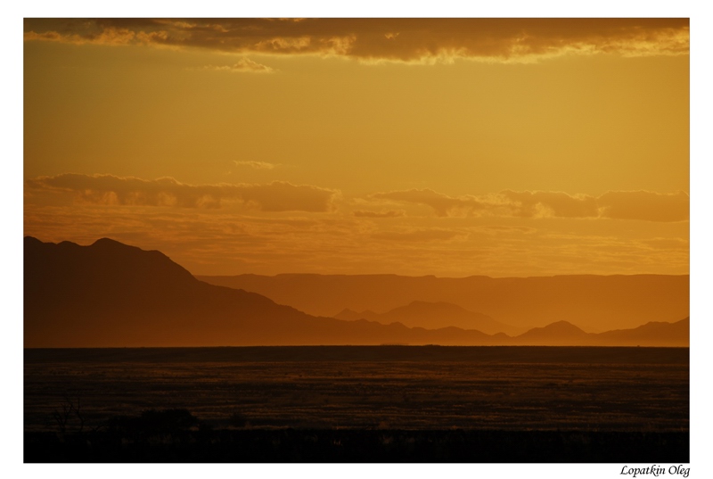 фото "Namibian sunrise" метки: пейзаж, путешествия, Африка, закат