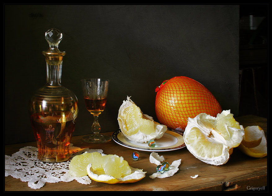 photo "Half-glass of brandy" tags: still life, 