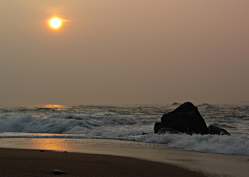 photo "All quiet on the western front !" tags: landscape, sunset, water
