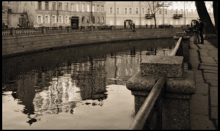 фото "вечерний эскиз на Екатерининском канале (2)" метки: город, 