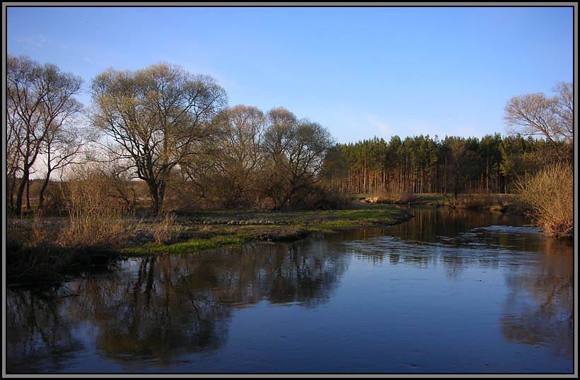 photo "April sunset" tags: landscape, spring, sunset