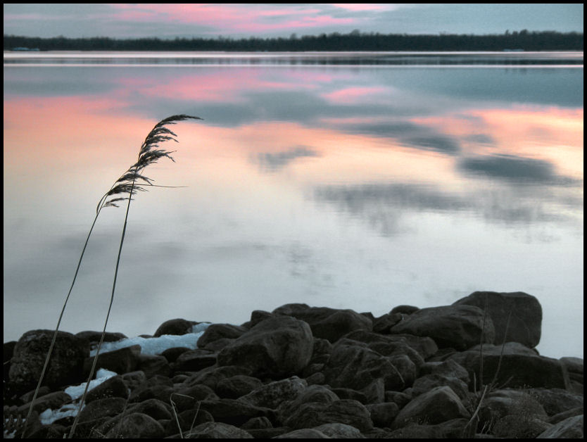 photo "Spring Dawn on Georgian Bay" tags: landscape, sunset, water