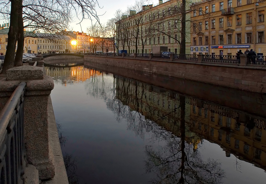 фото "тихий вечер на Екатерининском" метки: город, 