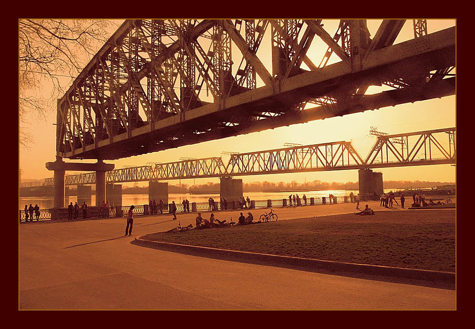 photo "City bridges" tags: architecture, city, landscape, 