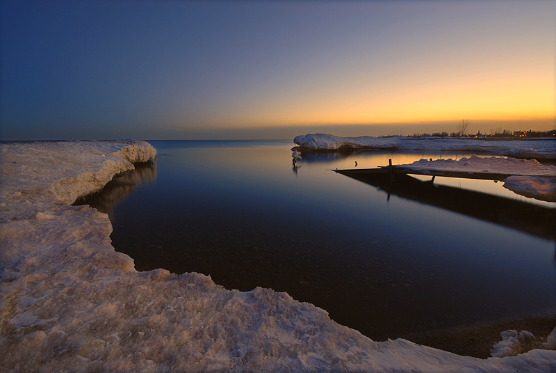 photo "Winter sunset" tags: landscape, sunset