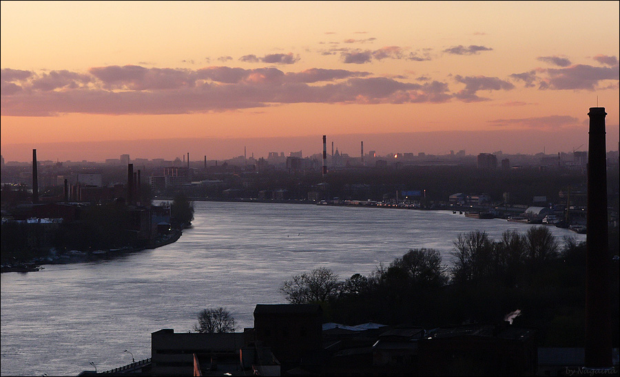 фото "Питерские сумерки" метки: город, пейзаж, закат