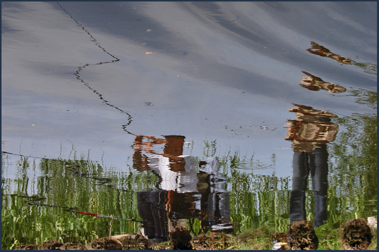 photo "Fish saw him ;-)" tags: landscape, water
