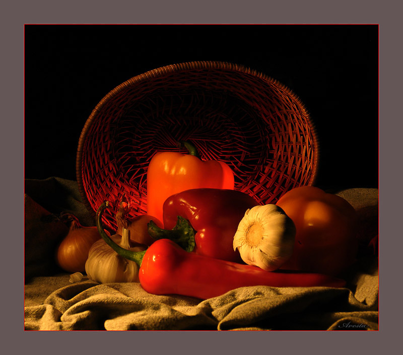 photo "Still life with pepper" tags: still life, 