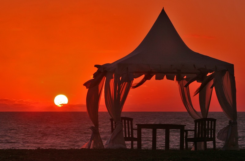 photo "Sunset tent" tags: landscape, sunset