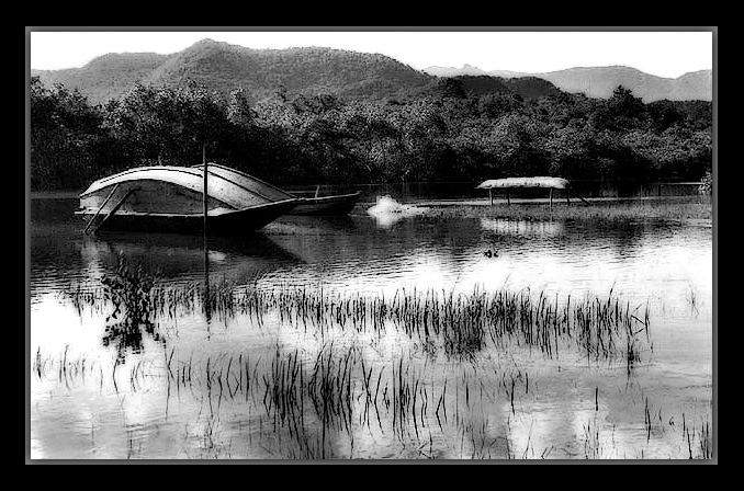 photo "Rest" tags: landscape, black&white, water