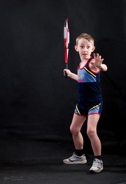 photo "Tennis, not very lown" tags: portrait, children