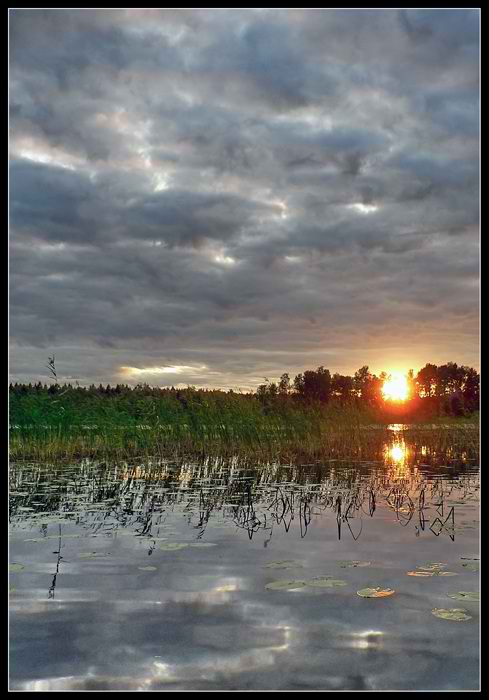 photo "***" tags: landscape, clouds, sunset