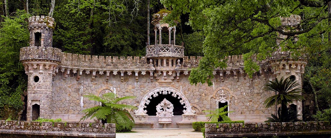 photo "Quinta da Regaleira 11 - Portal of the Guardians" tags: architecture, panoramic, landscape, 