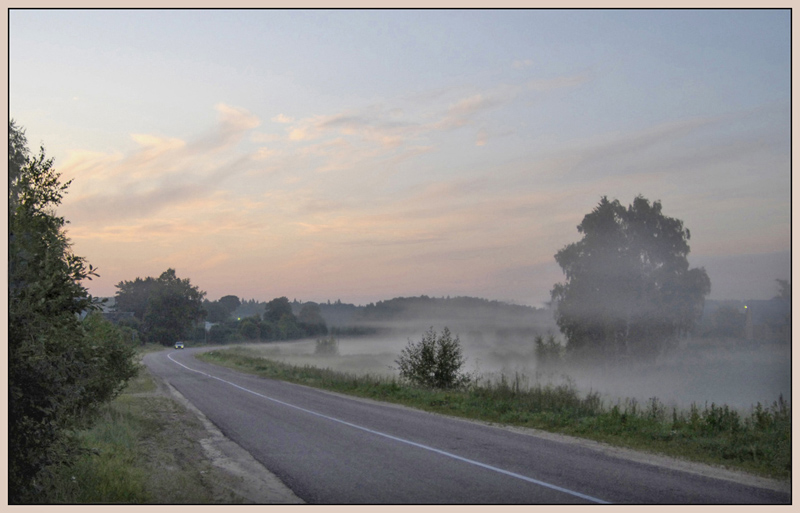 photo "The Fogs of the dewiness meadows" tags: landscape, sunset