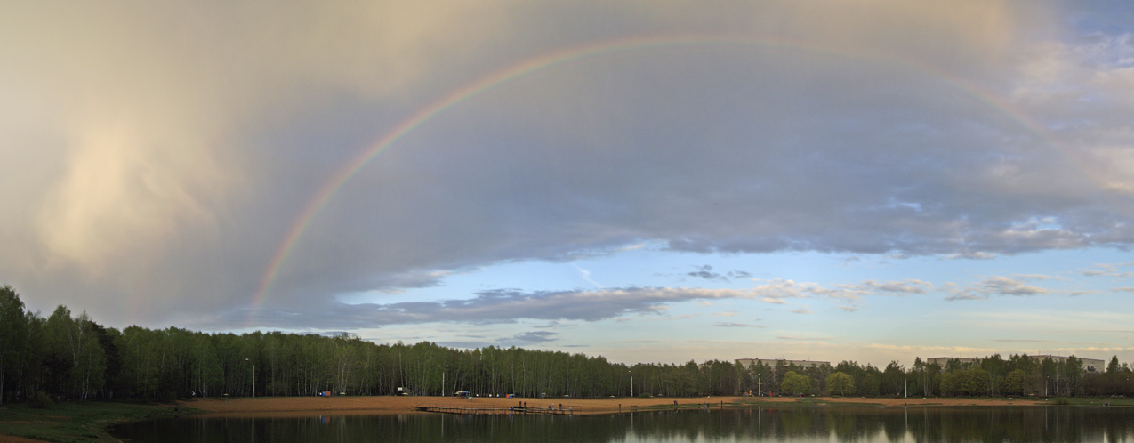 photo "Rainbow" tags: panoramic, landscape, forest