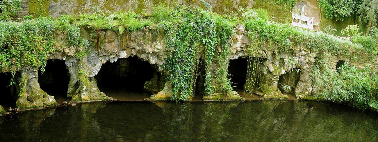 фото "Quinta da Regaleira 16 - The Lake of the Hidden Caves" метки: пейзаж, панорама, вода