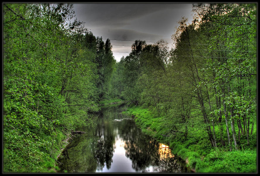 photo "black river" tags: landscape, spring, water