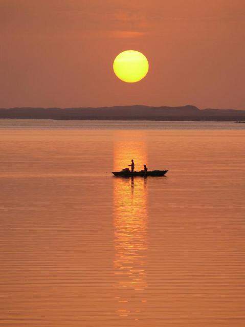 photo "Sunset fishing...." tags: landscape, sunset