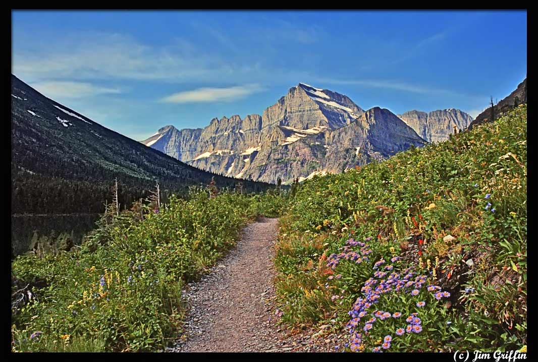 фото "On the way to the glacier (Grinell Glacier)" метки: пейзаж, горы, лето