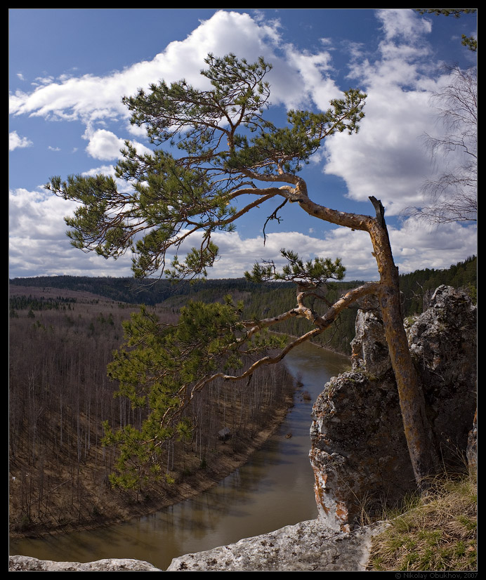 photo "On a steep / 169_0123-0125" tags: landscape, mountains, rocks, spring