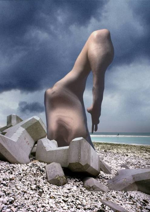 photo "Nude on Beach" tags: nude, montage, 