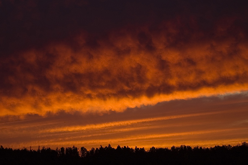 фото "Небо в огне" метки: пейзаж, закат, облака