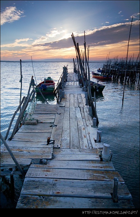 photo "Wood port" tags: landscape, sunset, water