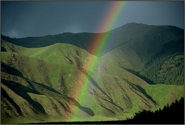 photo "Over the rainbow" tags: landscape, clouds