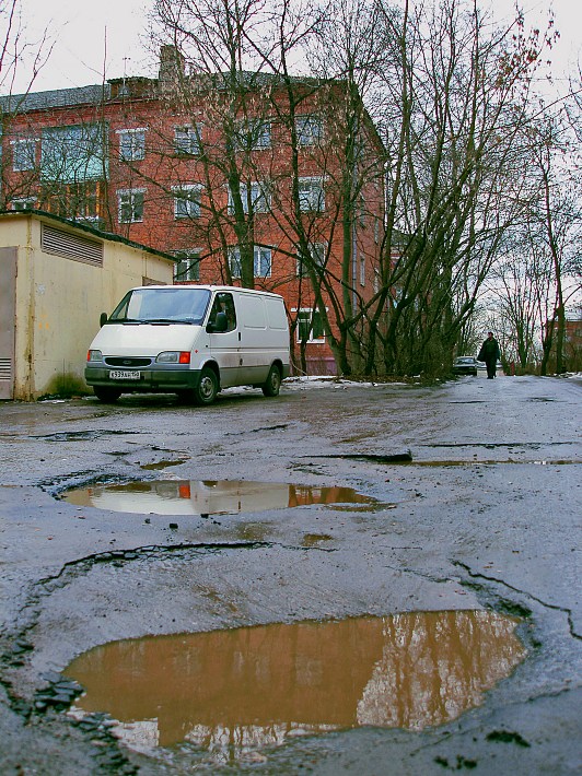 фото "Вот такие дороги..." метки: пейзаж, город, весна
