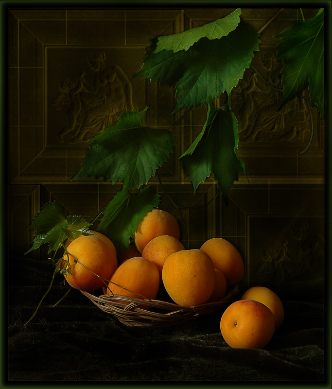 фото "Натюрморт с абрикосами" метки: натюрморт, 