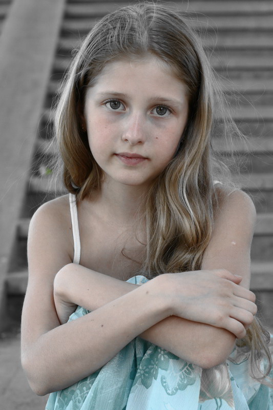 photo "The elf of big city..." tags: portrait, children