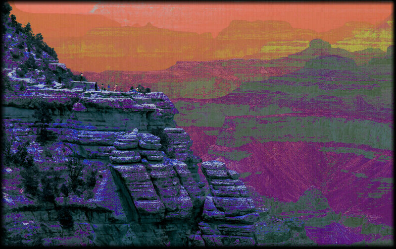 photo "Painted Canyon" tags: landscape, montage, 