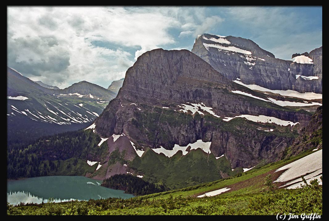 фото "Getting close to Grinnell Glacier" метки: пейзаж, вода, горы