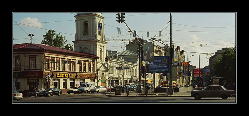 photo "Summer. The heat. Moscow streets" tags: architecture, city, landscape, 