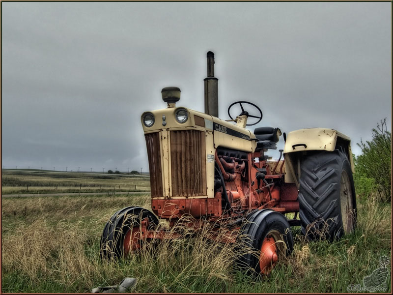 photo "old farmer" tags: technics, misc., 