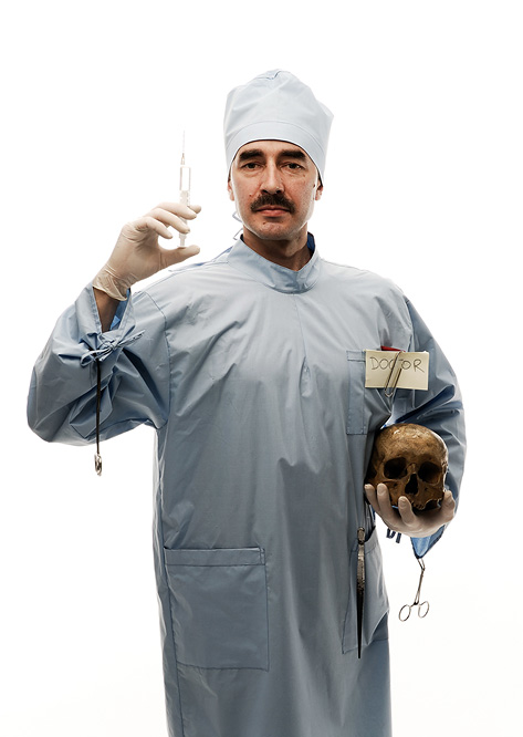 photo "Dedicated to All Medical Workers" tags: portrait, humor, man