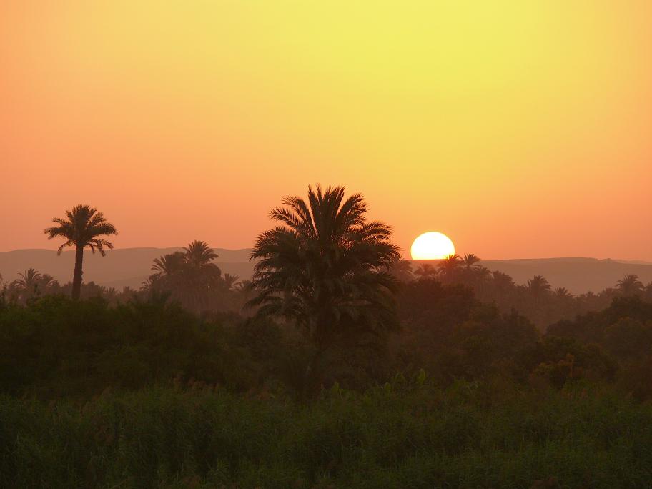 photo "Sunrise over the Nile" tags: landscape, travel, Africa, sunset