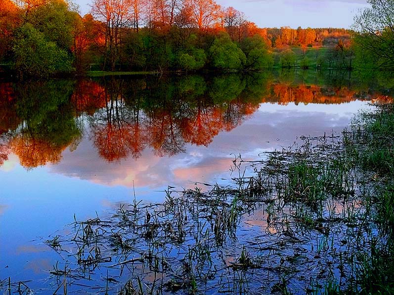 photo "***" tags: landscape, spring, sunset