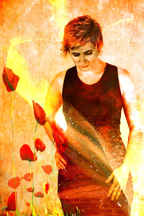 photo "Poppy fields" tags: portrait, woman