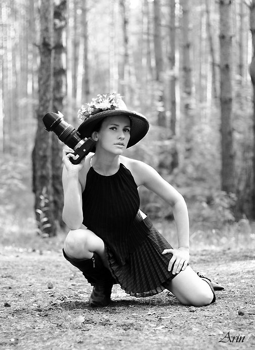 photo "***" tags: portrait, black&white, woman