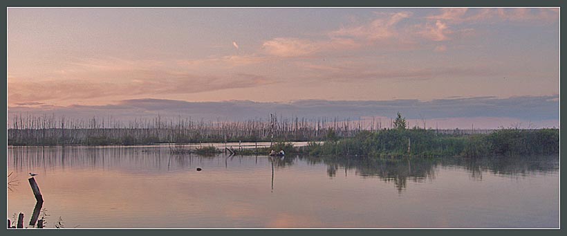 фото "Раннее утро...." метки: пейзаж, вода, закат