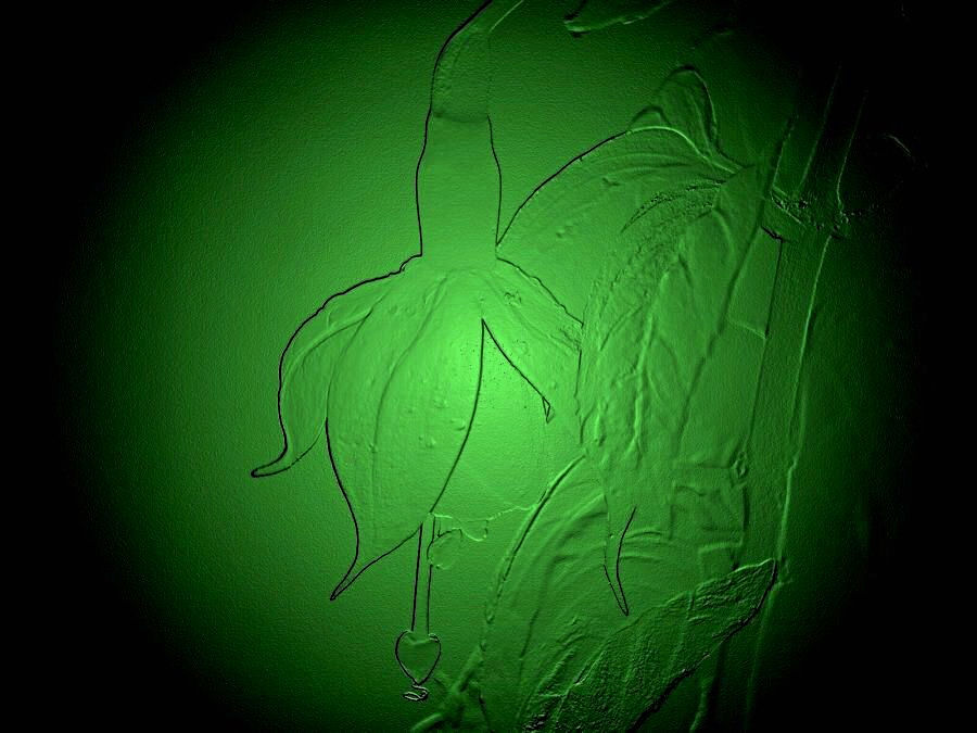 фото "GREEN flower" метки: техника, 