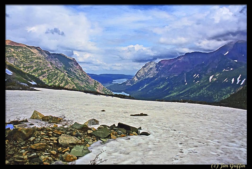 фото "The view of the trail travelled." метки: пейзаж, вода, горы