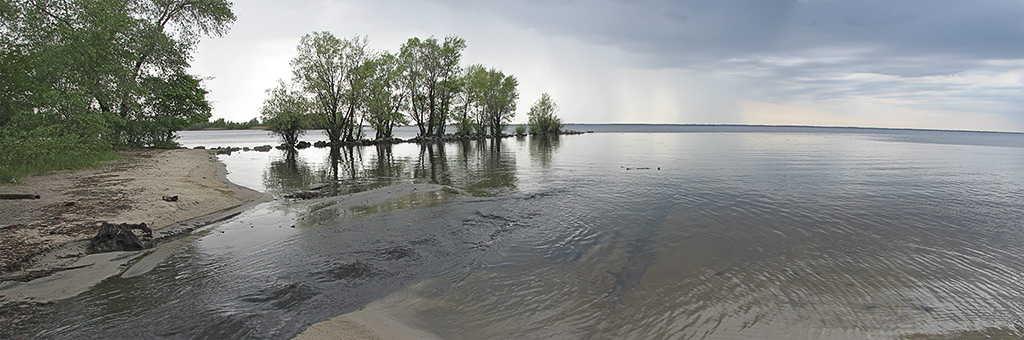 photo "After thunderstorm" tags: landscape, water
