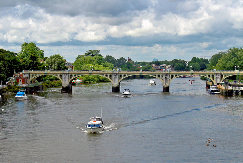 photo "The River Bridge" tags: landscape, water