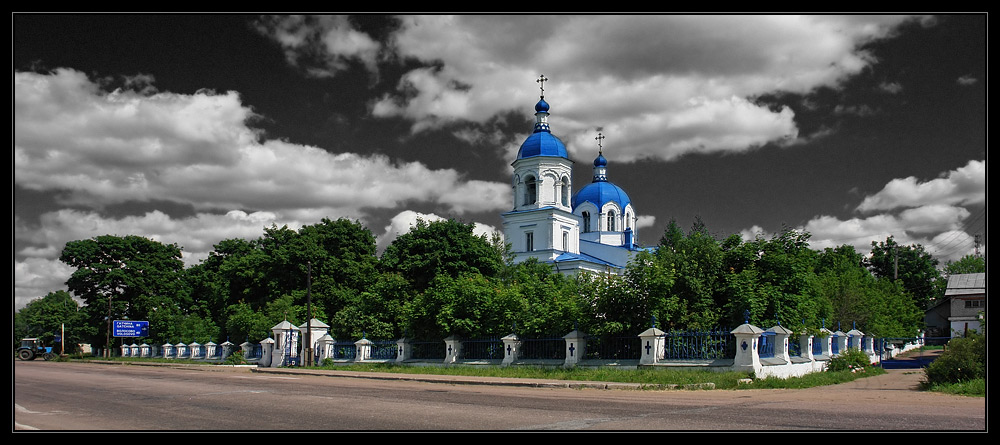 фото "Церковь в Ополье" метки: архитектура, пейзаж, 