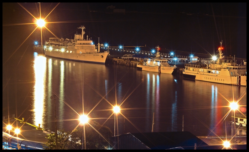 фото "В Манильском порту" метки: пейзаж, путешествия, Азия, ночь